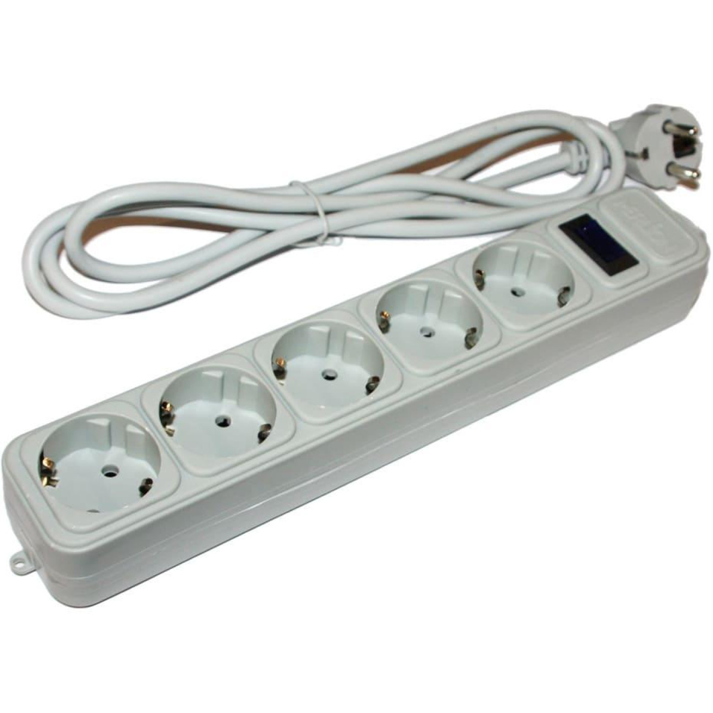 Сетевой фильтр 5 розеток, 4.5 м (G545)