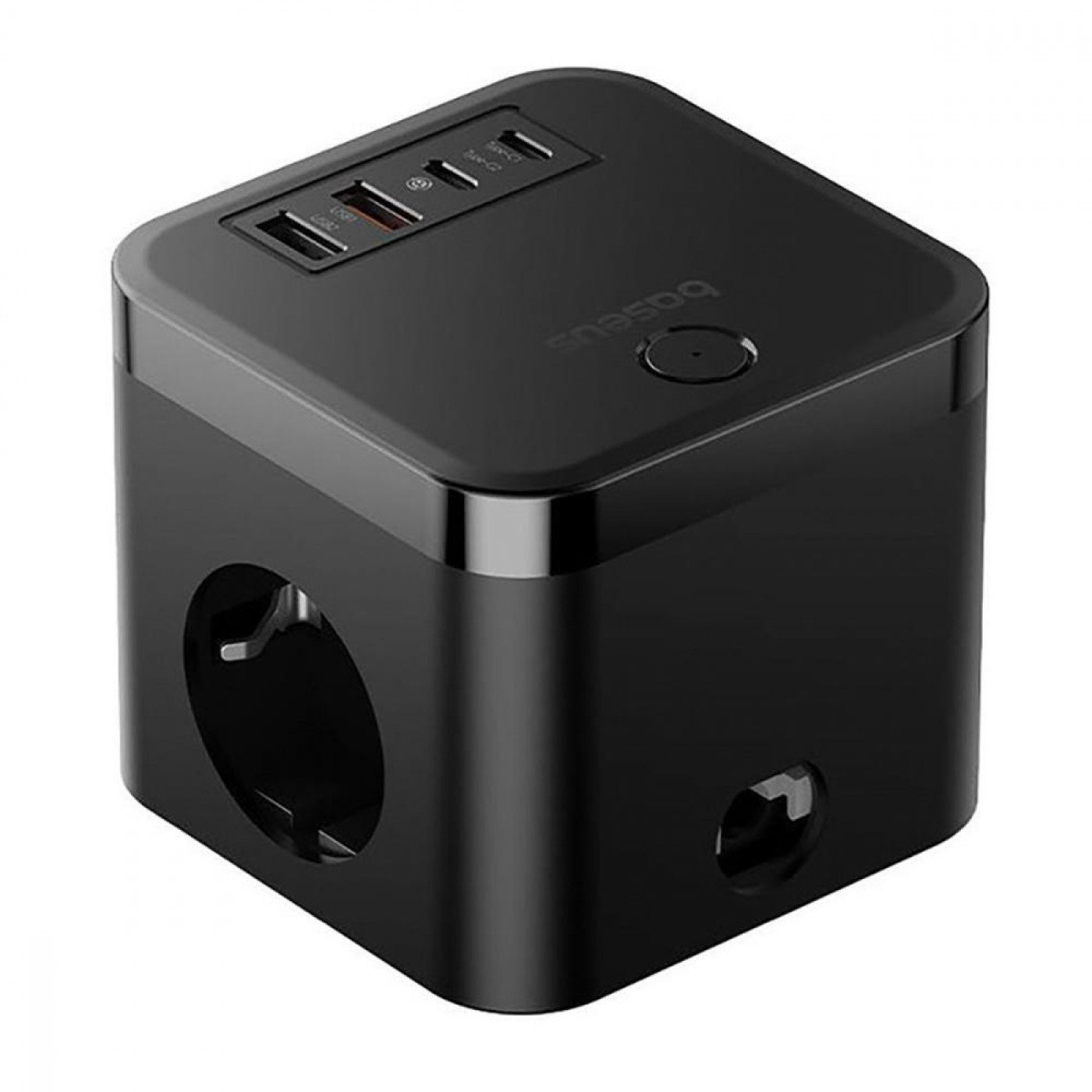 Сетевой фильтр PowerCombo Cube Power Strip 3xAC+2xUSB+2xType-C 30W (1.5m) black (E00066400117-00)