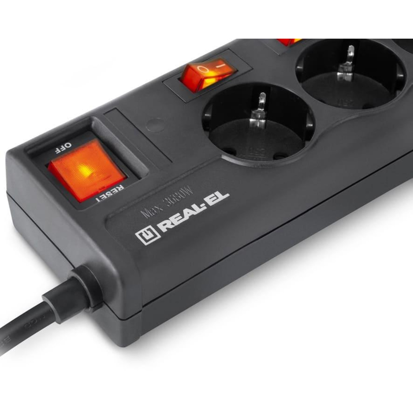 Сетевой фильтр RS-6 EXTRA 1.8m черный (EL122300001)