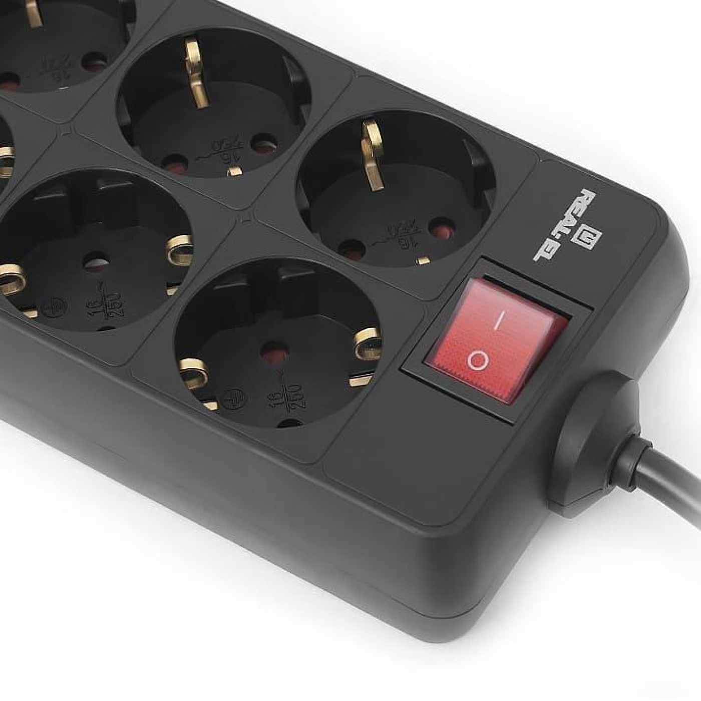 Сетевой фильтр RS-8 Protect 5м Black (EL122300024)