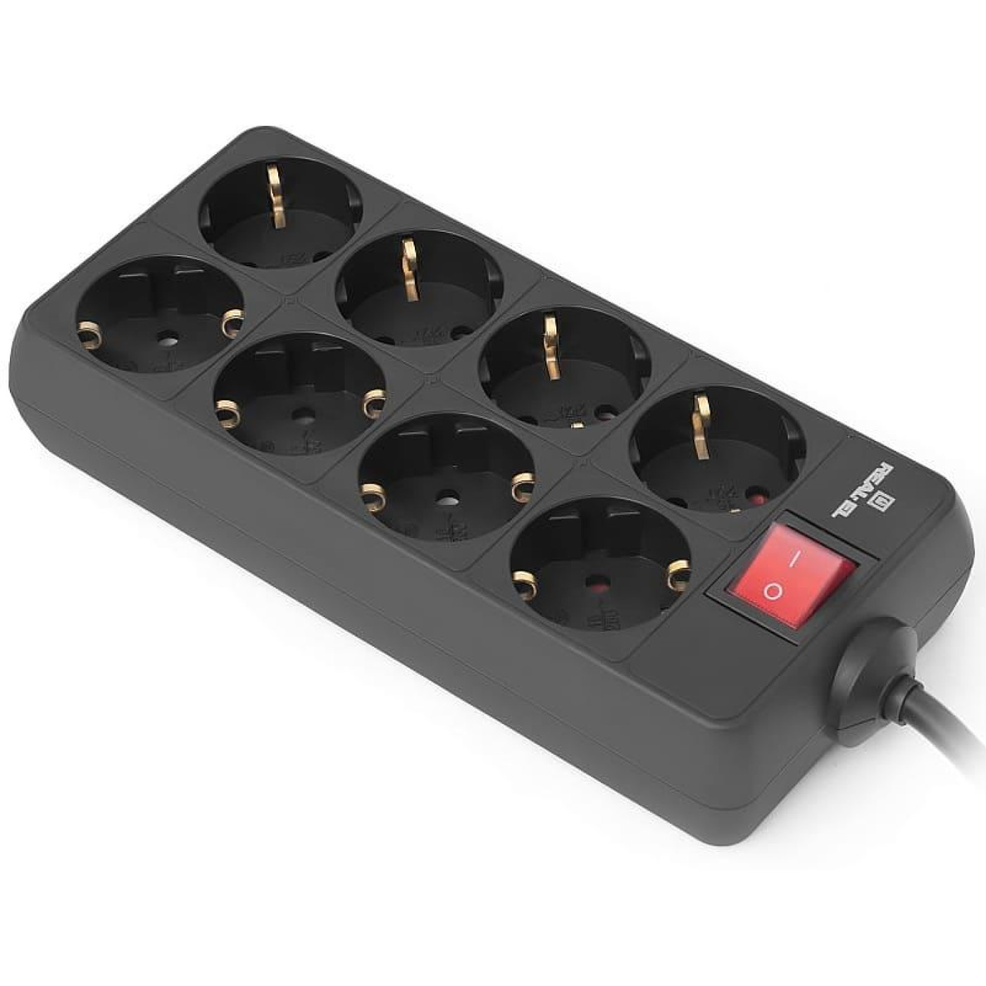 Сетевой фильтр RS-8 Protect 5м Black (EL122300024)