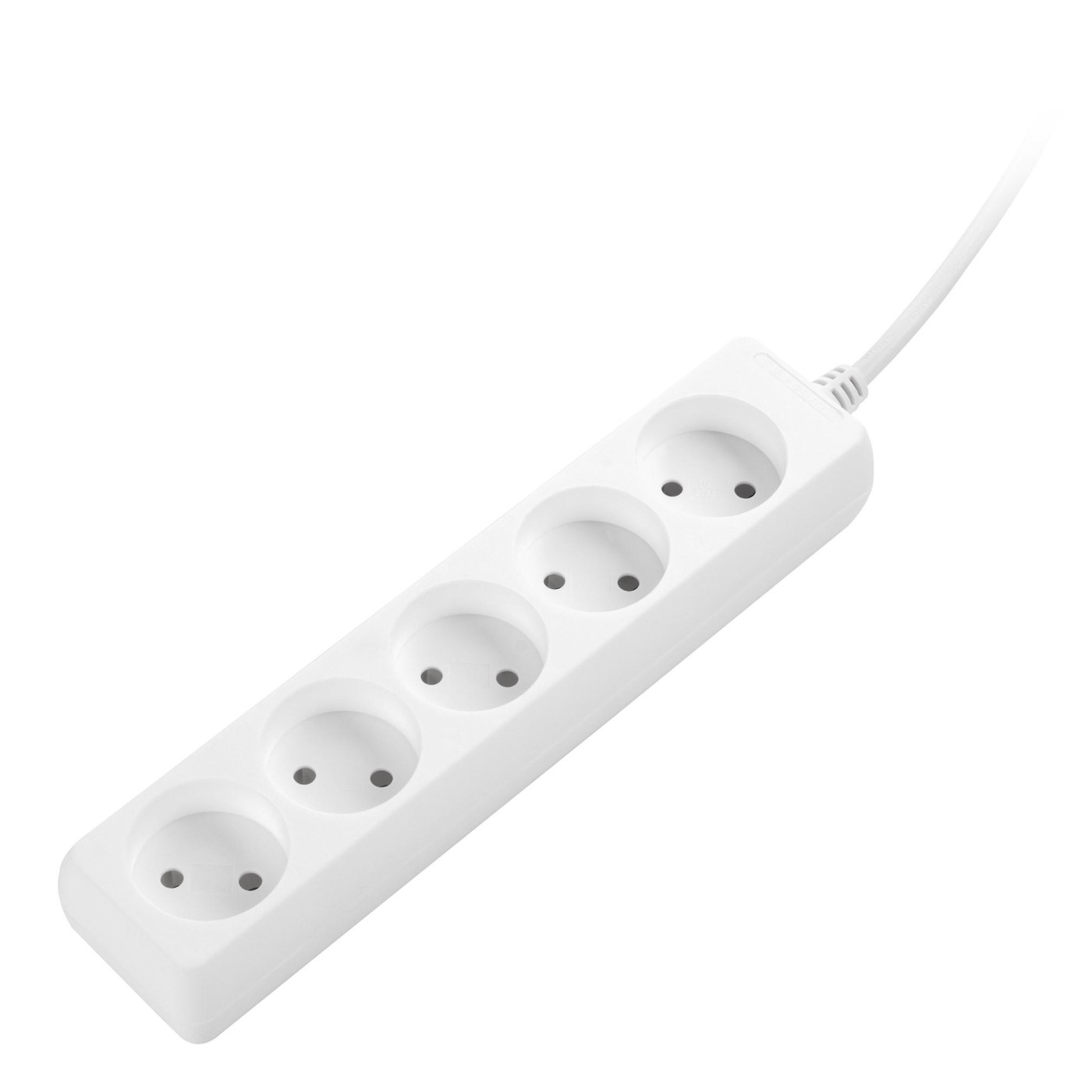 Сетевой фильтр 5XCEE7/17, 2G*1.0мм, 1.5м, white (2E-U0510M1.5)