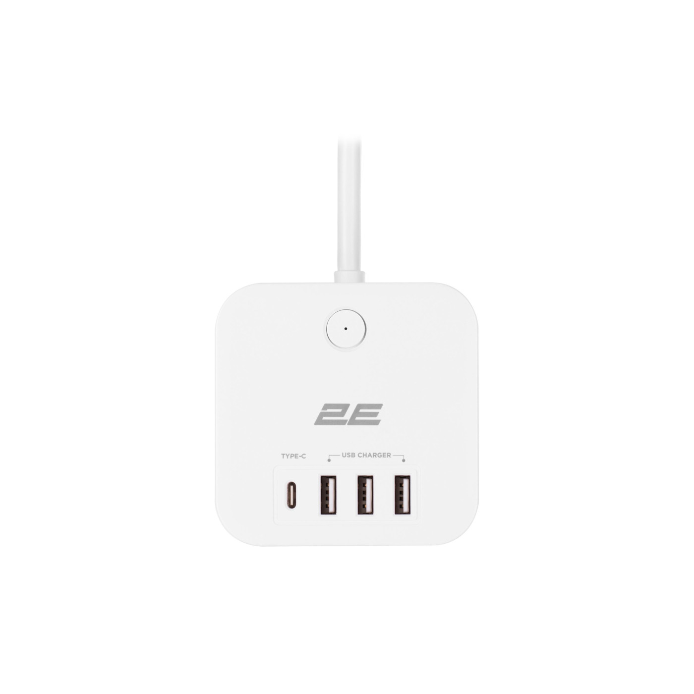 Сетевой фильтр 3XSchuko из захистом вид импульсних стрибкив напруги, 3*USB-A, 1*USB-C, 1.5м, w (2E-ADC331WH)