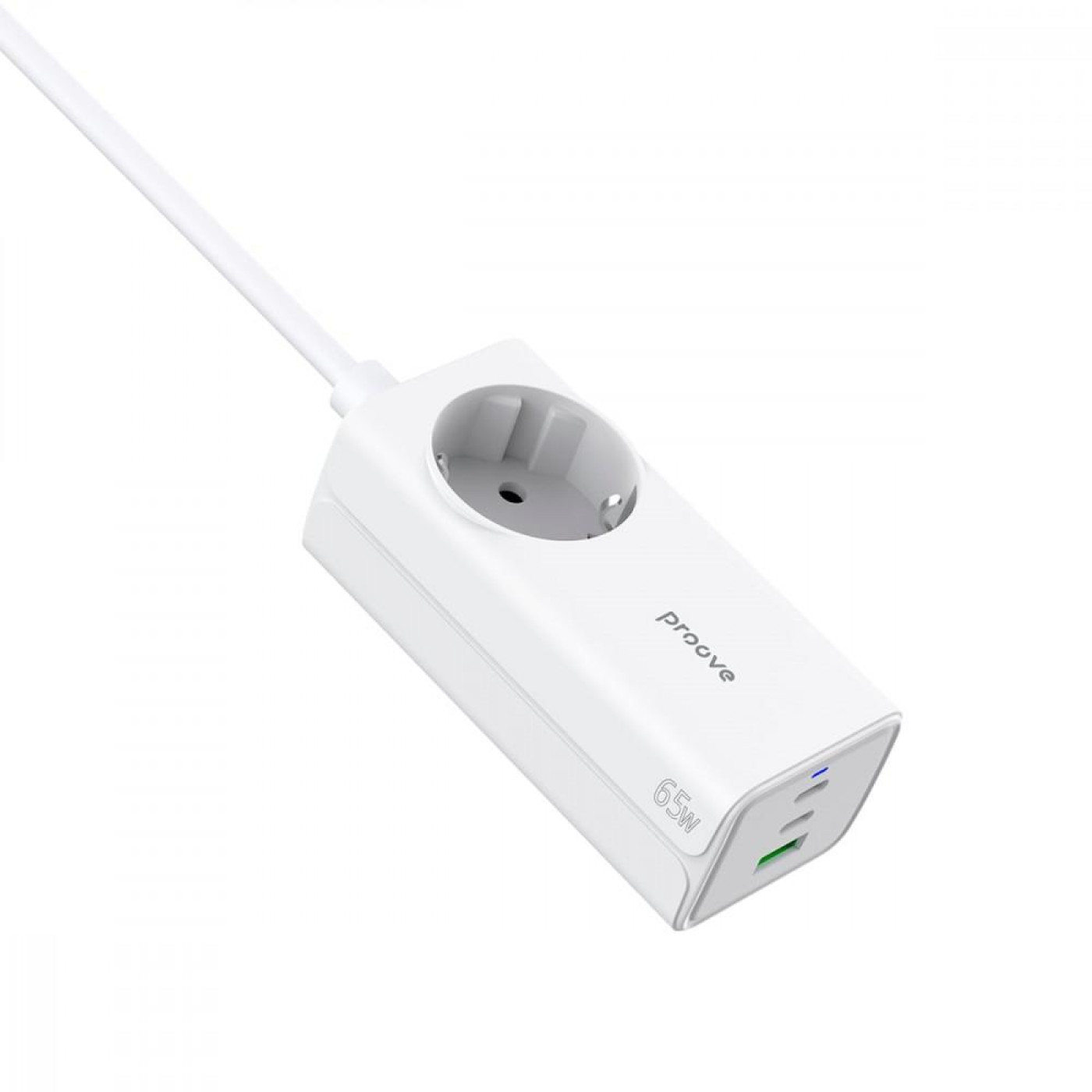 Сетевой фильтр Proove Power Strip PD-02 65W (2 Type-C + 1USB) white (PSP165210001)