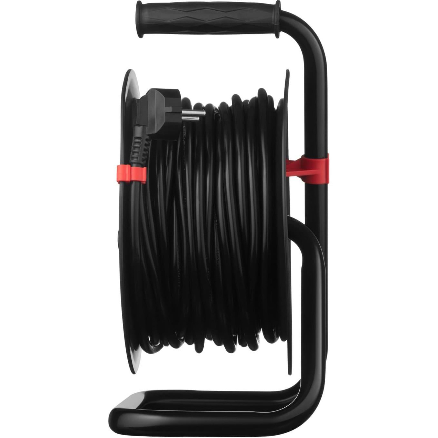 Сетевой фильтр 4XSchuko на котушци, ІР20, 3G*1.5мм, 20м, чорний (2E-CR4315IP20M20)