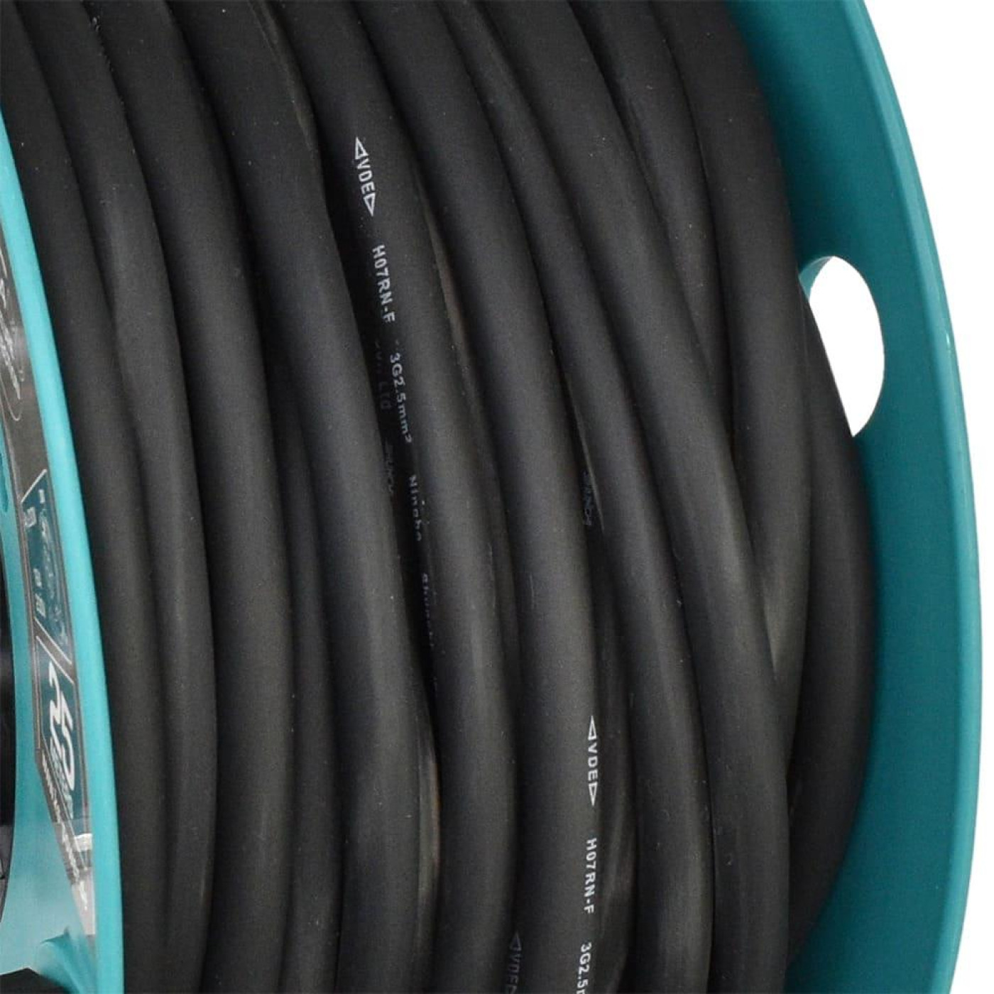 Сетевой фильтр KS CR-15M, 3000Вт, 4х16А/230В, 3х1.5мм, IP44, 3.2кг, на котушци, 15м, чорний (KSCR-15M)