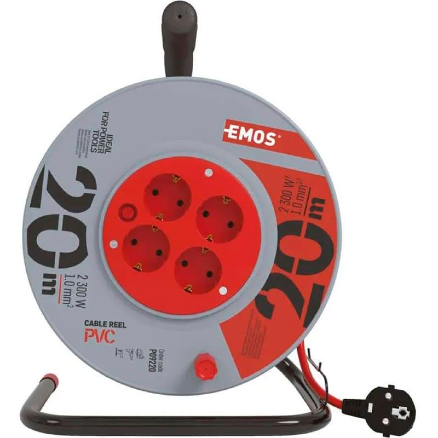 Сетевой фильтр катушка 4 роз., 20 м (P09220)