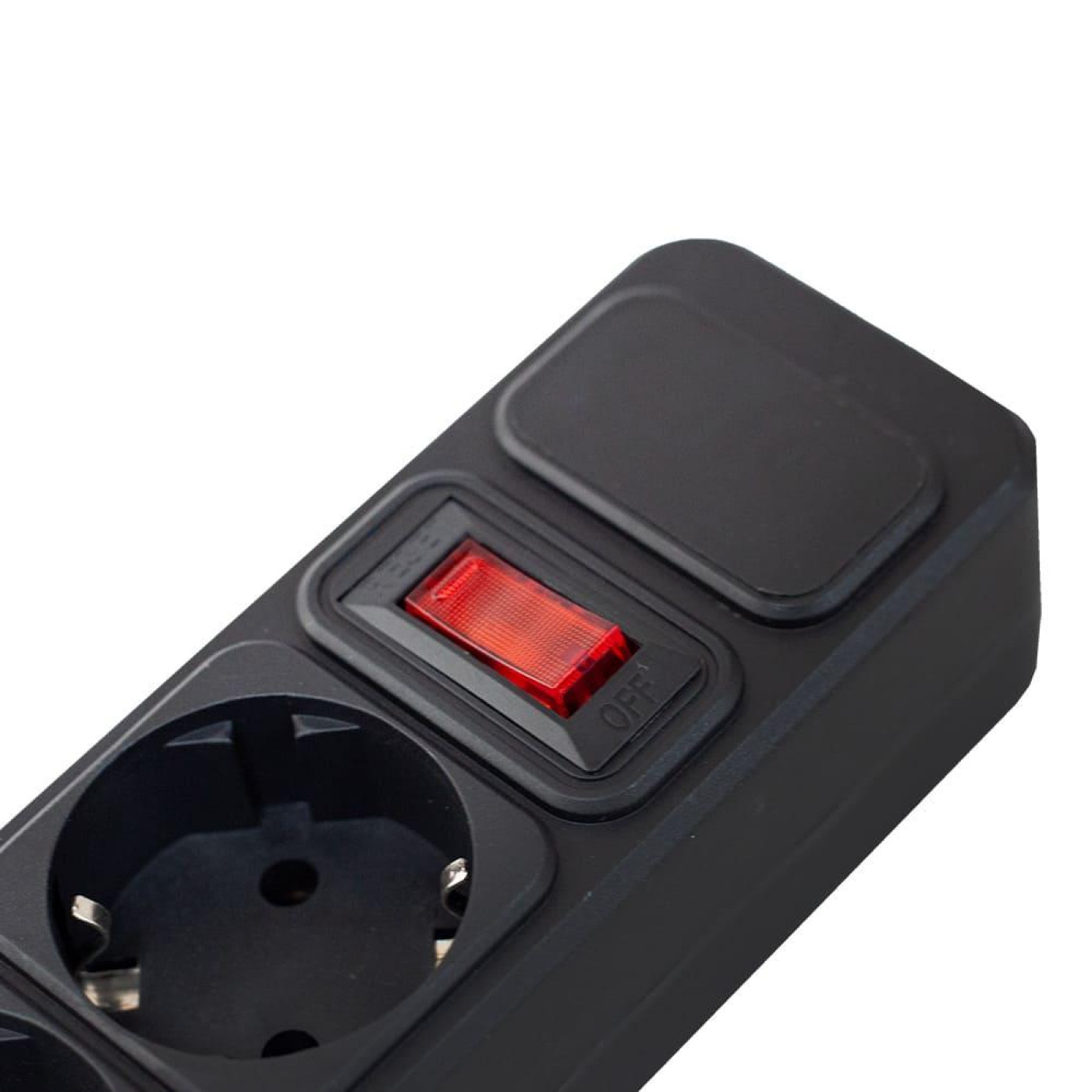 Фильтр сетевой GTL ED06K, 6 розеток, 3 м, Black, 10А, до 2.3 кВт, выключатель, заземление, 3x0.75 мм² (GTL-XH-ED06K-3B)