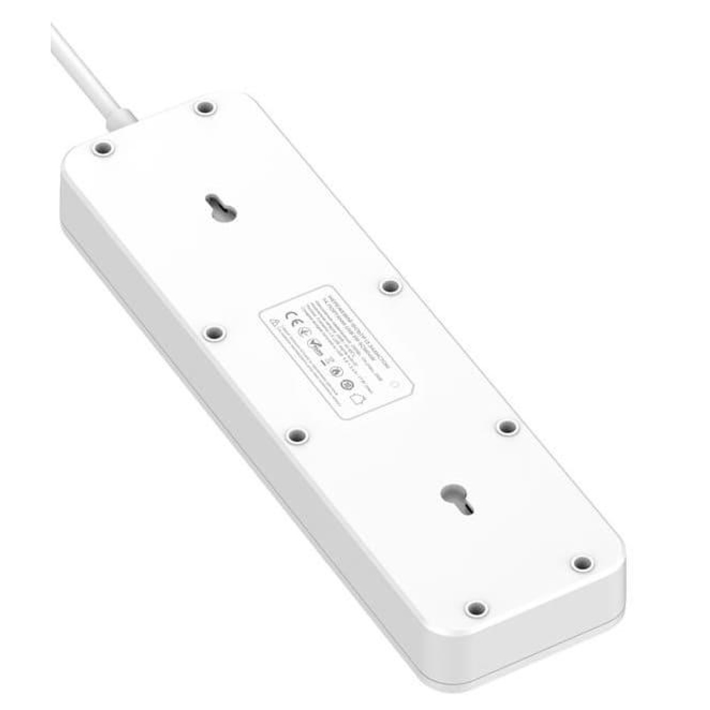 Мережевий фільтр Premium 5 розеток, 6 USB AUTO ID, 2 м, белий (PR-SC5614W)