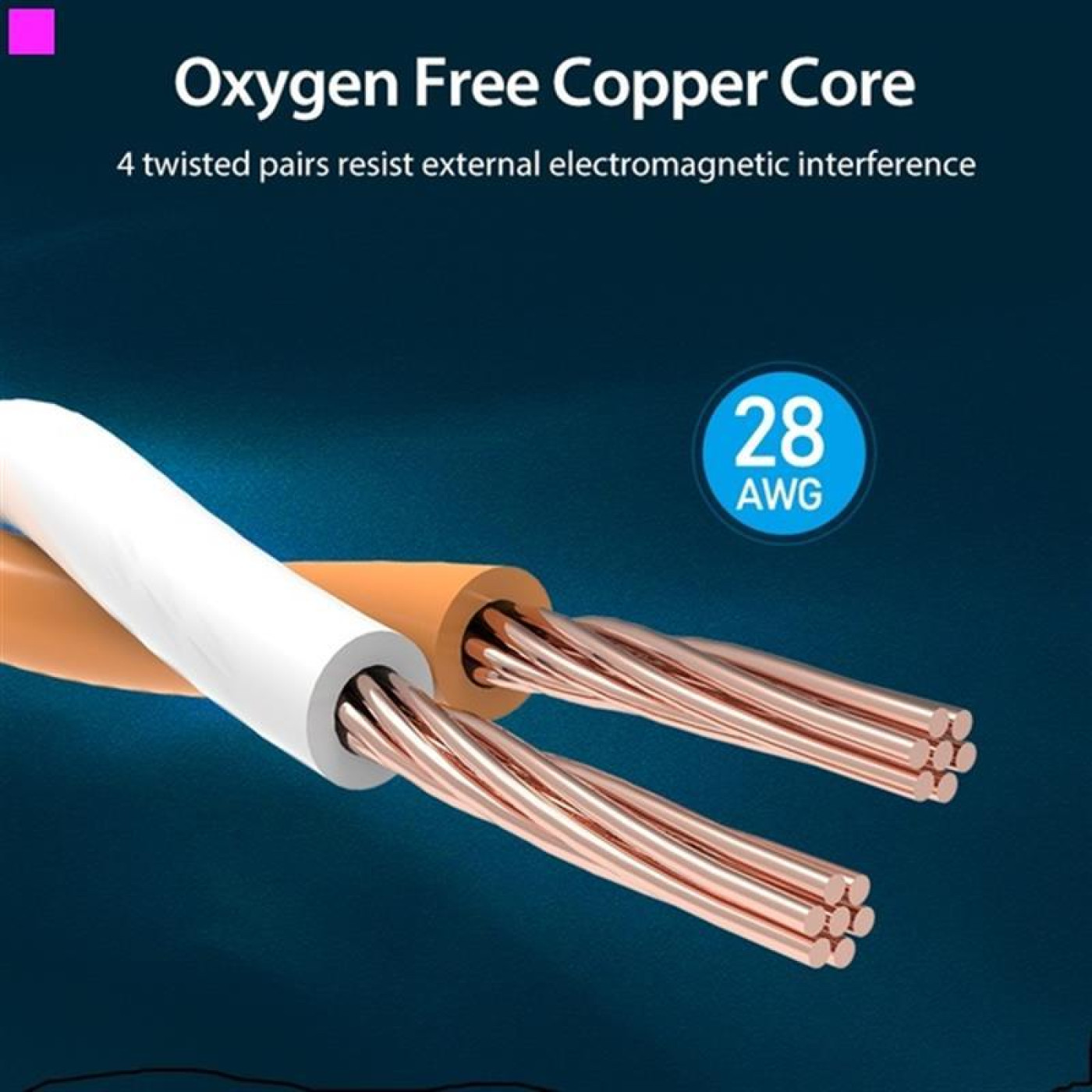 Патч-корд Vention CAT 8 Ethernet Black 20 м (IKABQ)