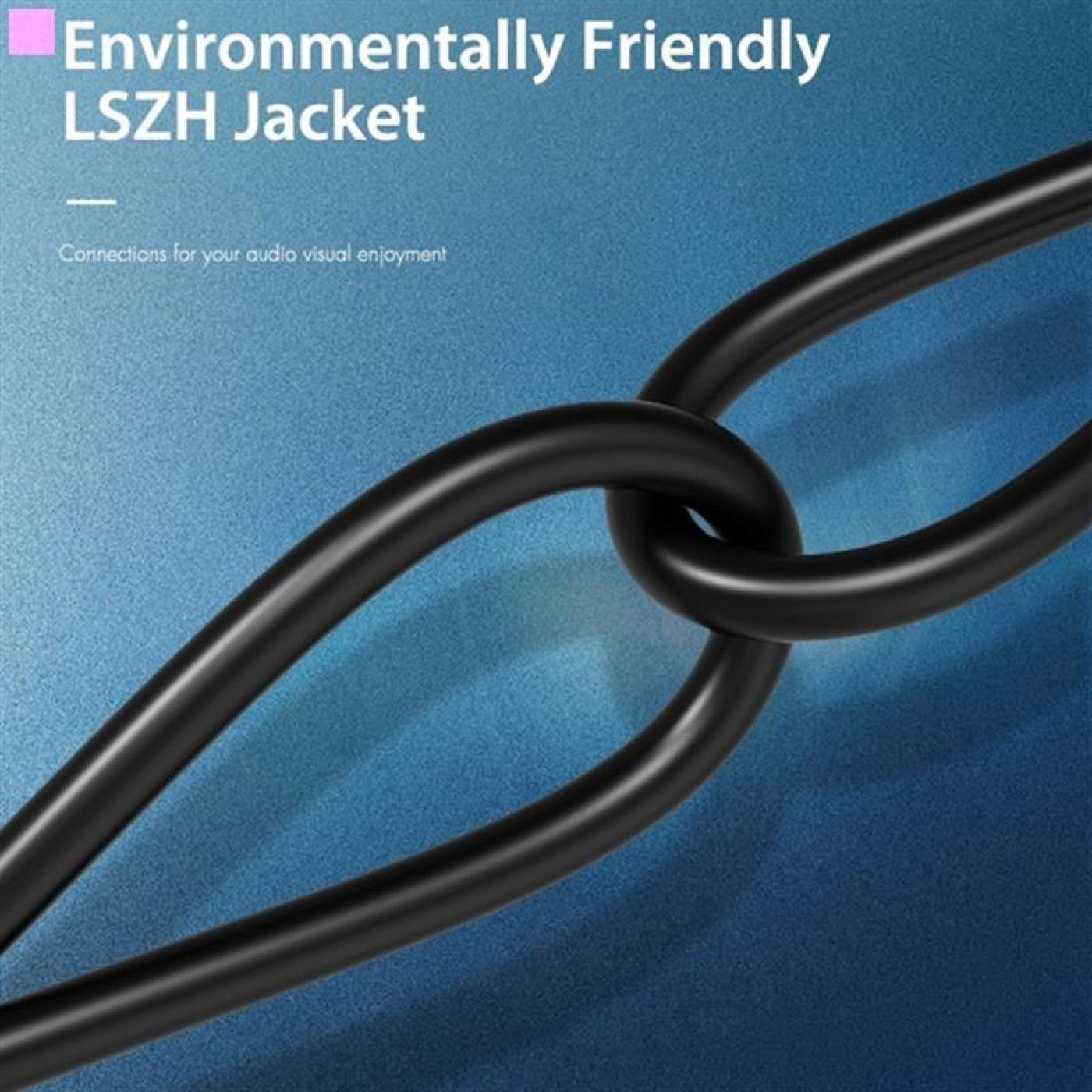 Патч-корд Vention CAT 8 Ethernet Black 20 м (IKABQ)