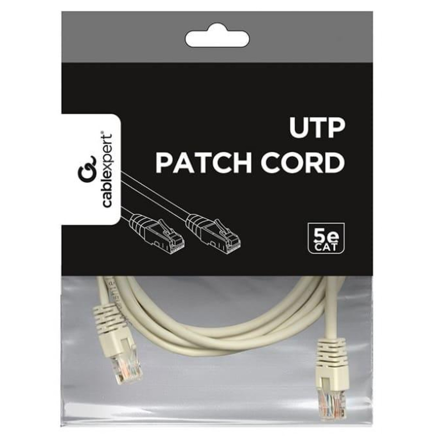 Патч-корд Cablexpert 3M UTP категорія 5E Grey (PP12-3M)