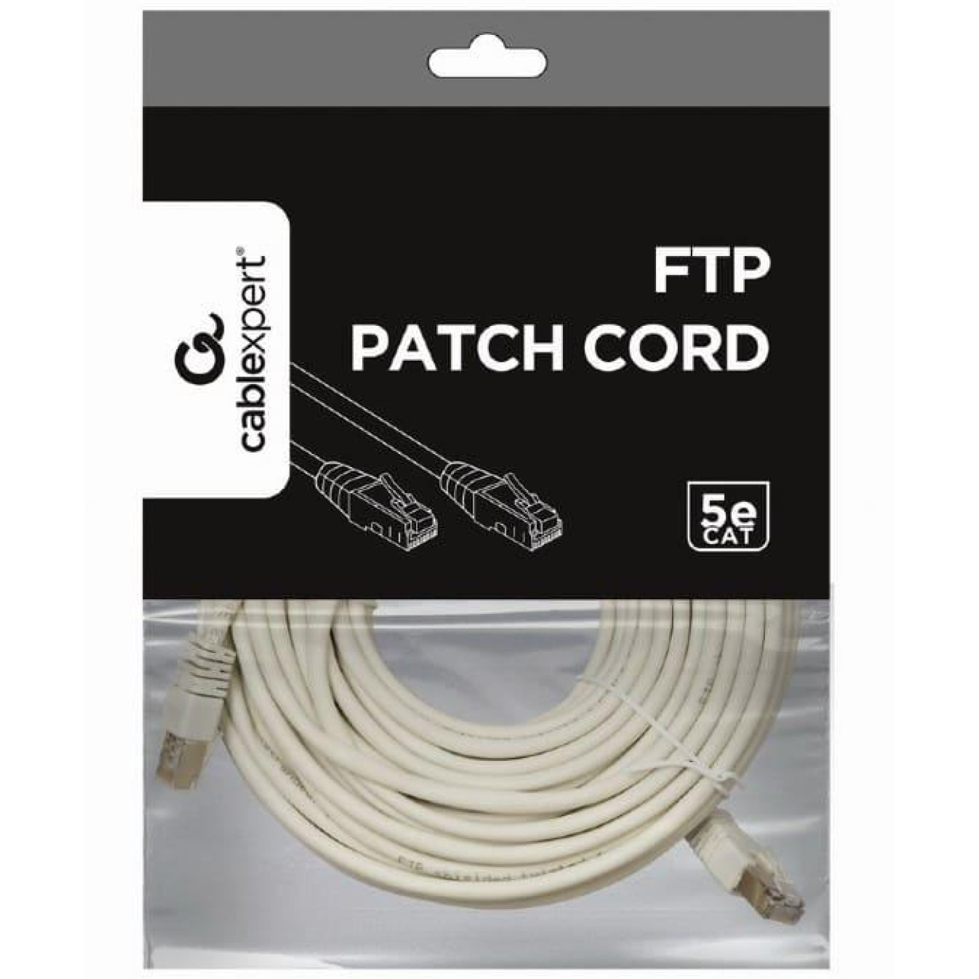 Патч-корд Cablexpert UTP 5Е Grey 10 м (PP22-10M)