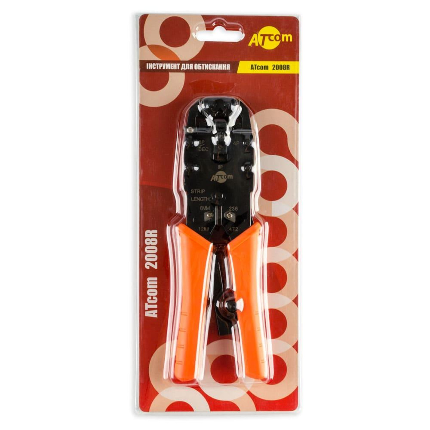Клещи обжимные Atcom 2008R (13787)