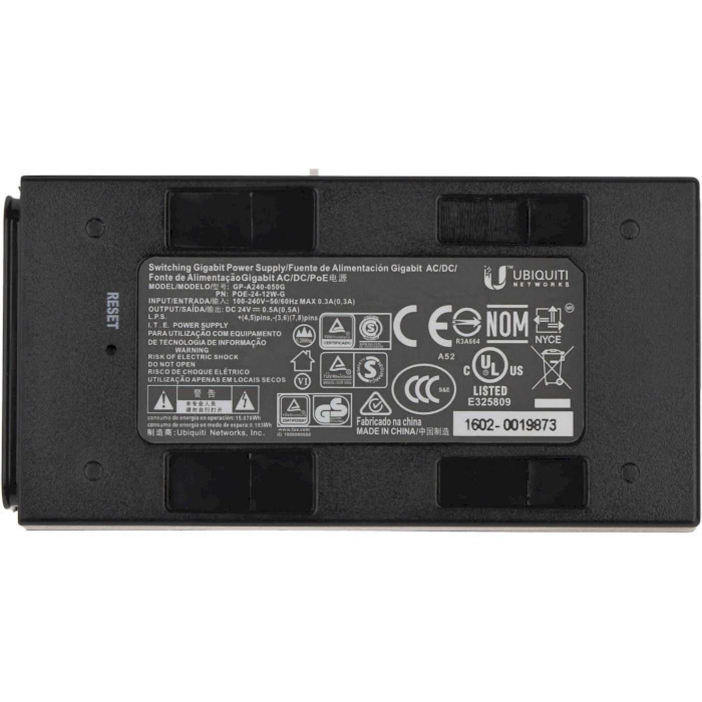 Инжектор PoE Ubiquiti POE-24-12W