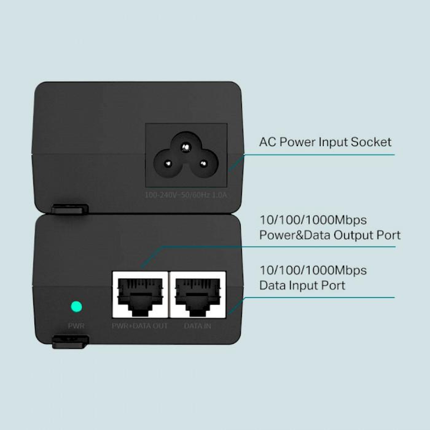 Адаптер PoE TP-Link TL-POE160S