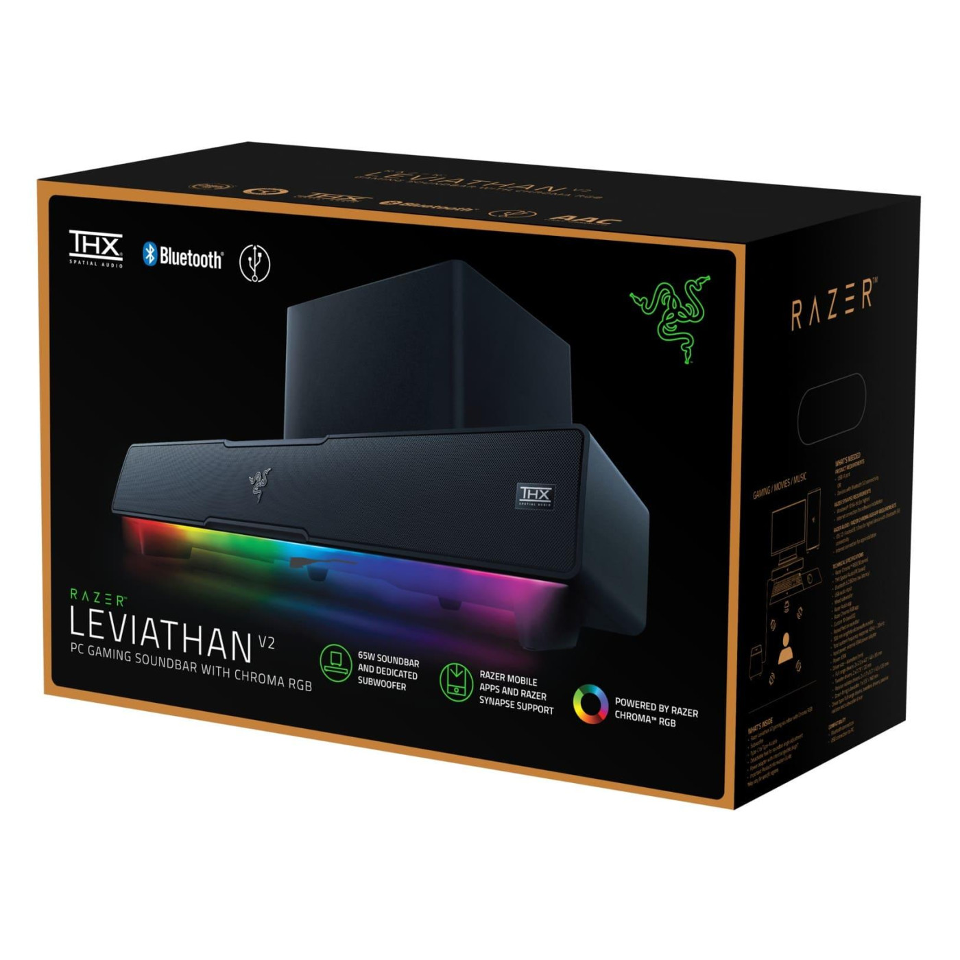 Саундбар Razer Leviathan V2 (RZ05-03920100-R3G1)