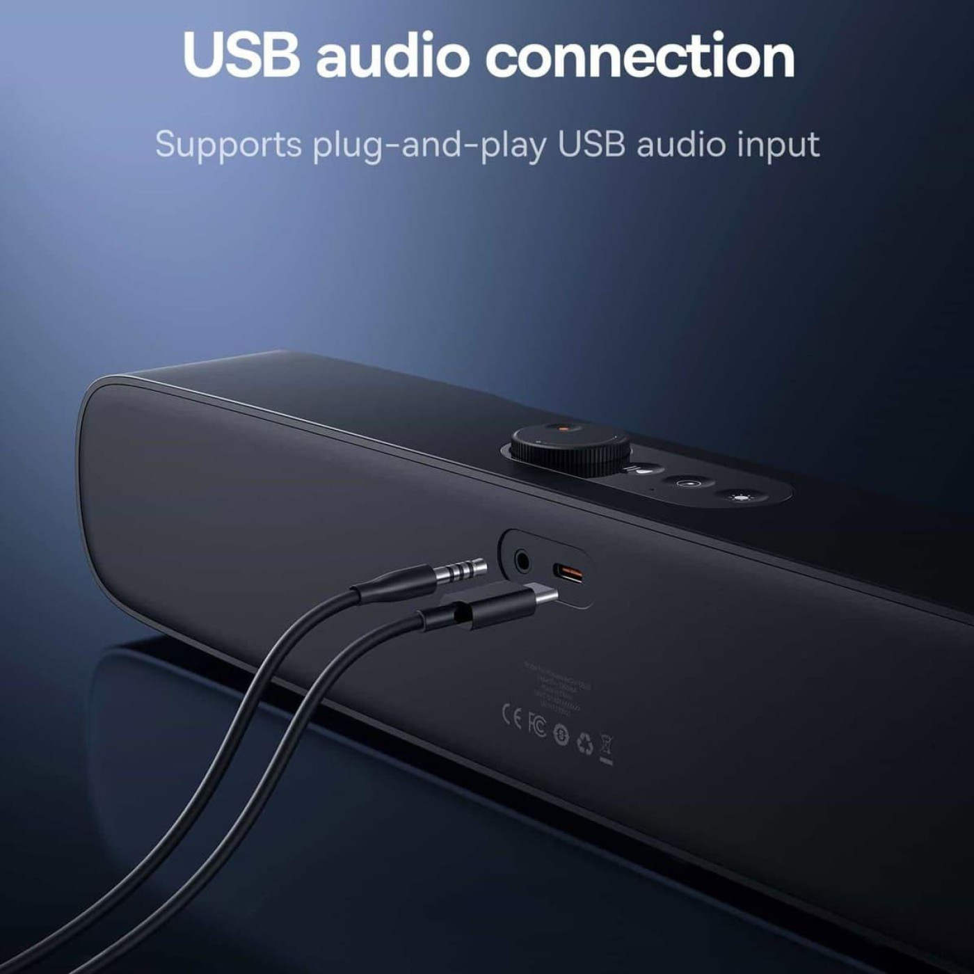 Саундбар Baseus AeQur DS10 Mini Soundbar Cluster Black (A20054402111-00)