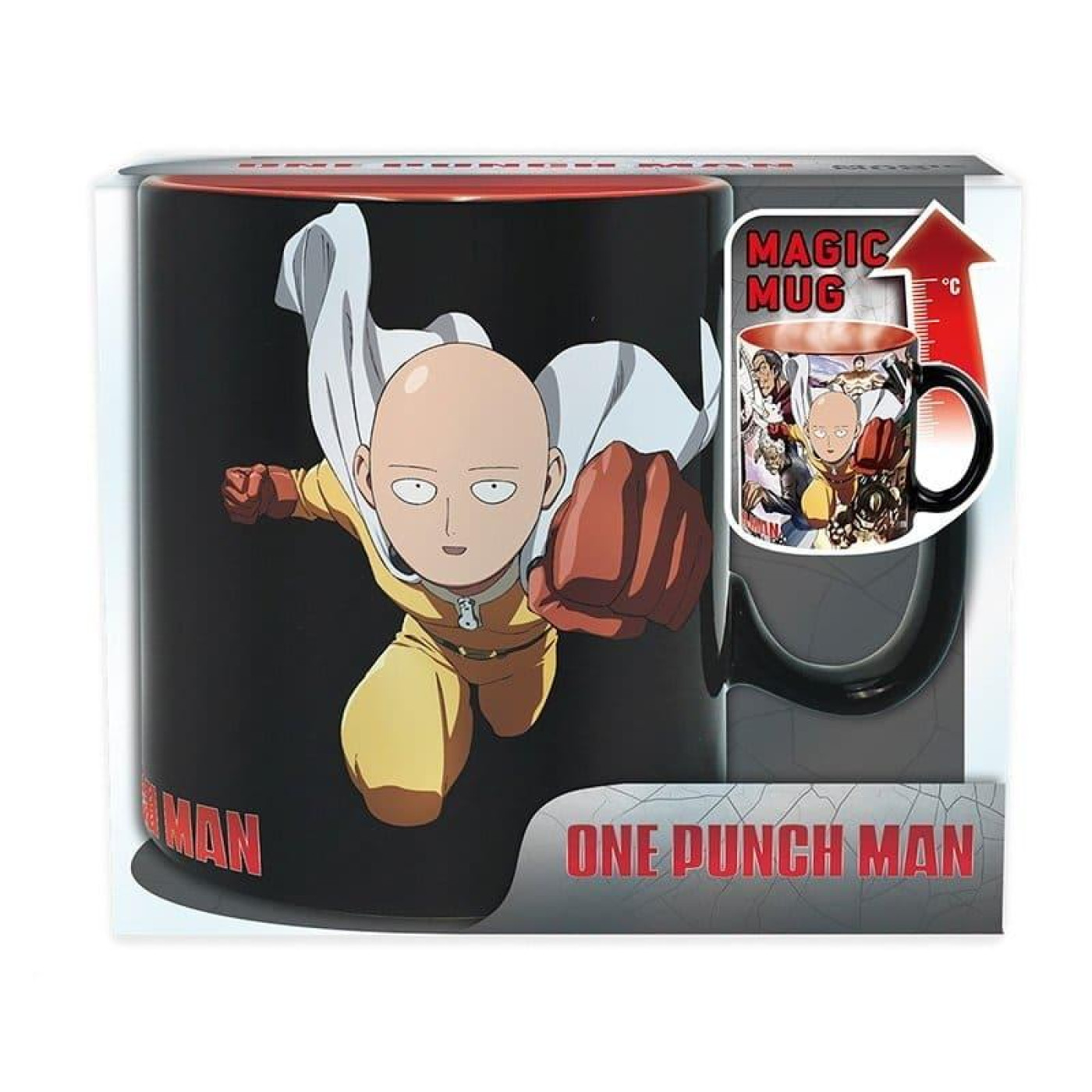 Чашка хамелеон ONE PUNCH MAN Heroes (Ванпанчмен) 460 мл