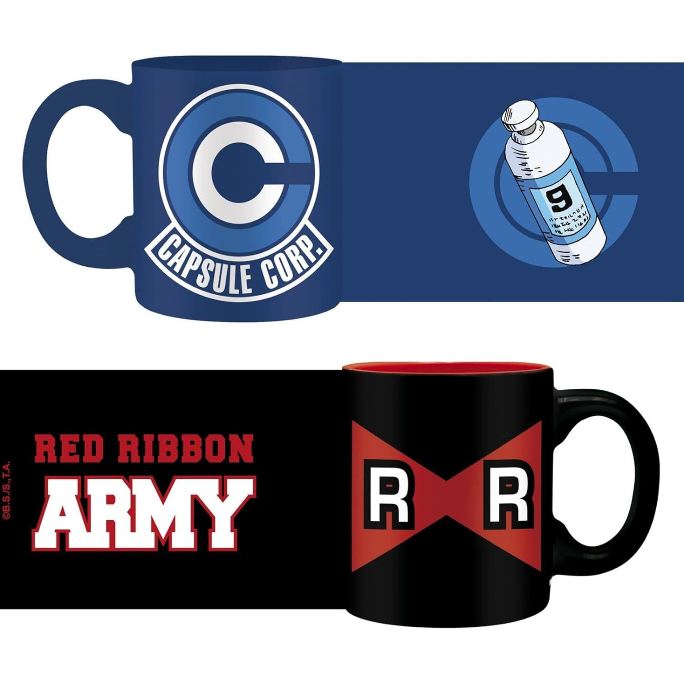 Чашка DRAGON BALL Capsule C VS R Ribbon (набир чашок 110 мл)