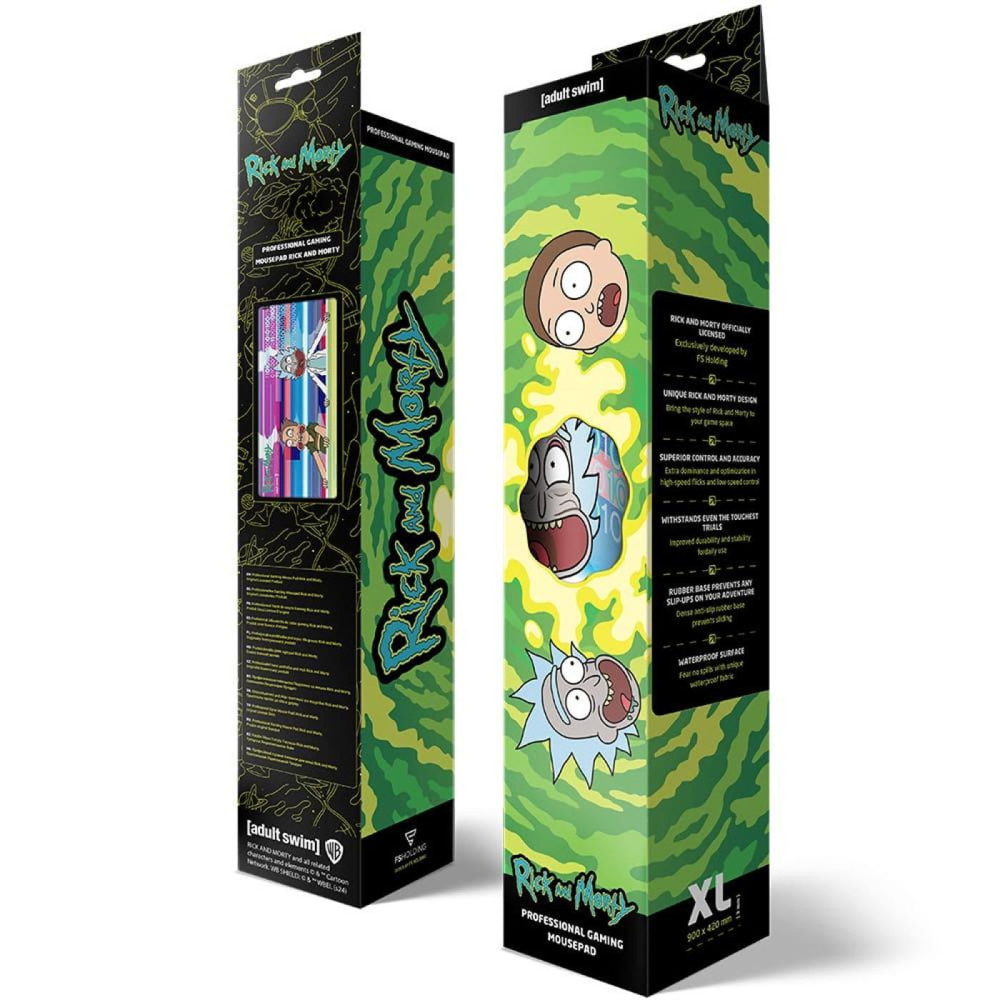 Ігрова поверхня Rick and Morty Glitched (Рік і Морті) XL (FWBMPRIMOR24003XL)