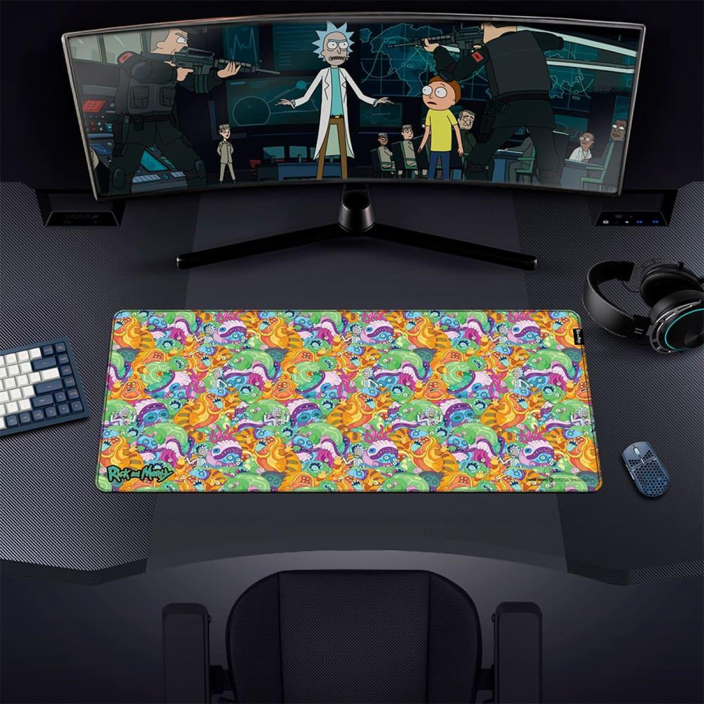 Ігрова поверхня Rick and Morty Monster (Рік і Морті) XL (FWBMPRIMOR24011XL)