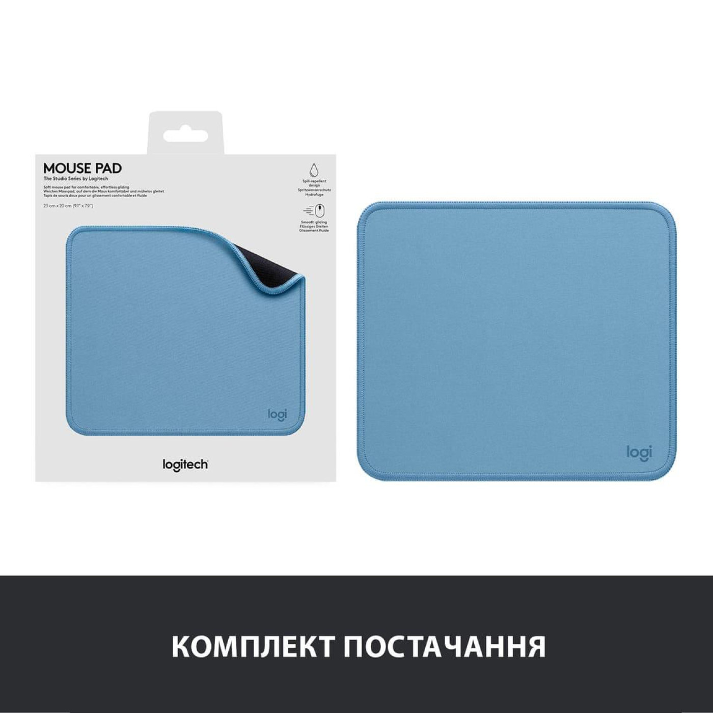 Ігрова поверхня Logitech Studio Series Blue (956-000051)