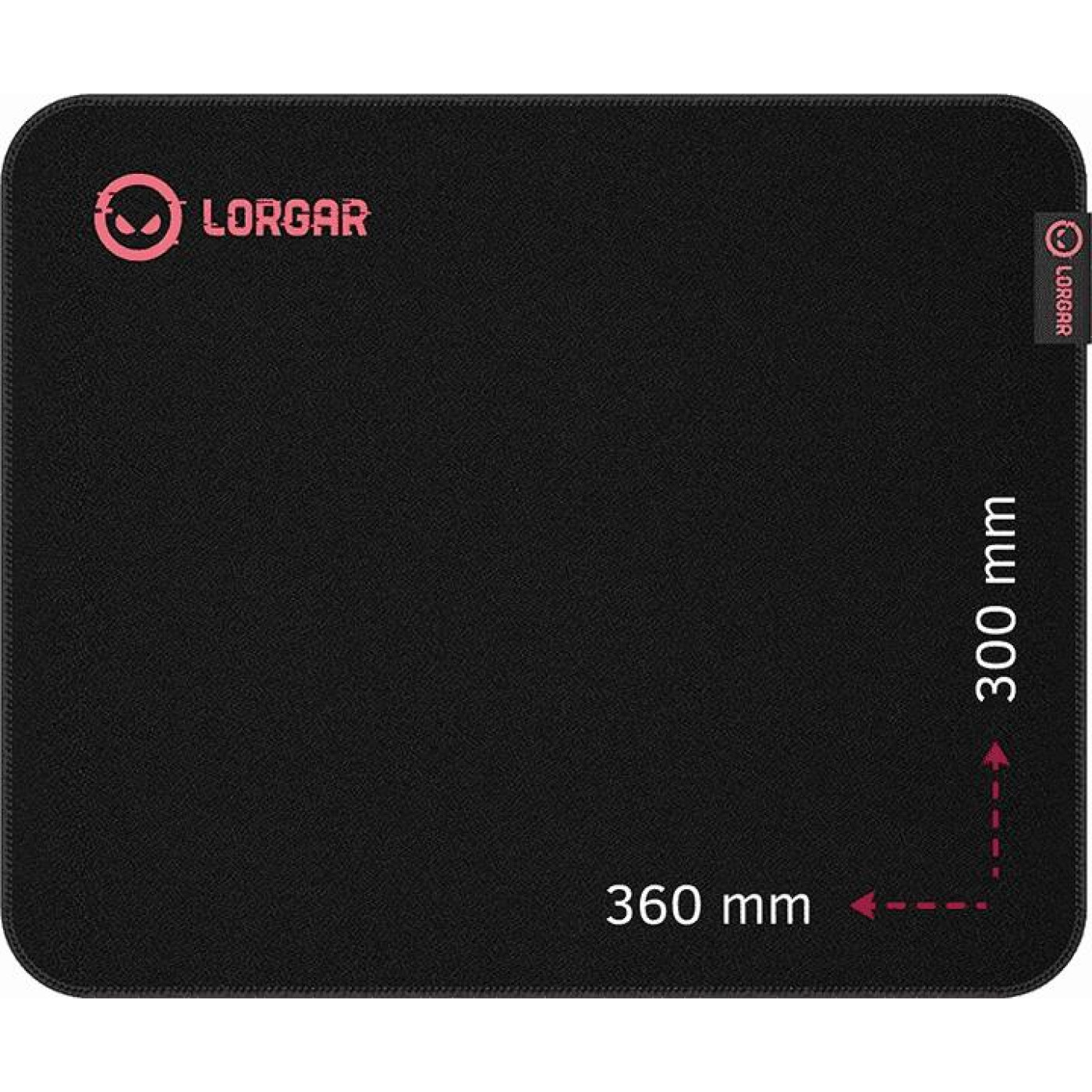 Ігрова поверхня Lorgar Main 323 Black-Red (LRG-GMP323)