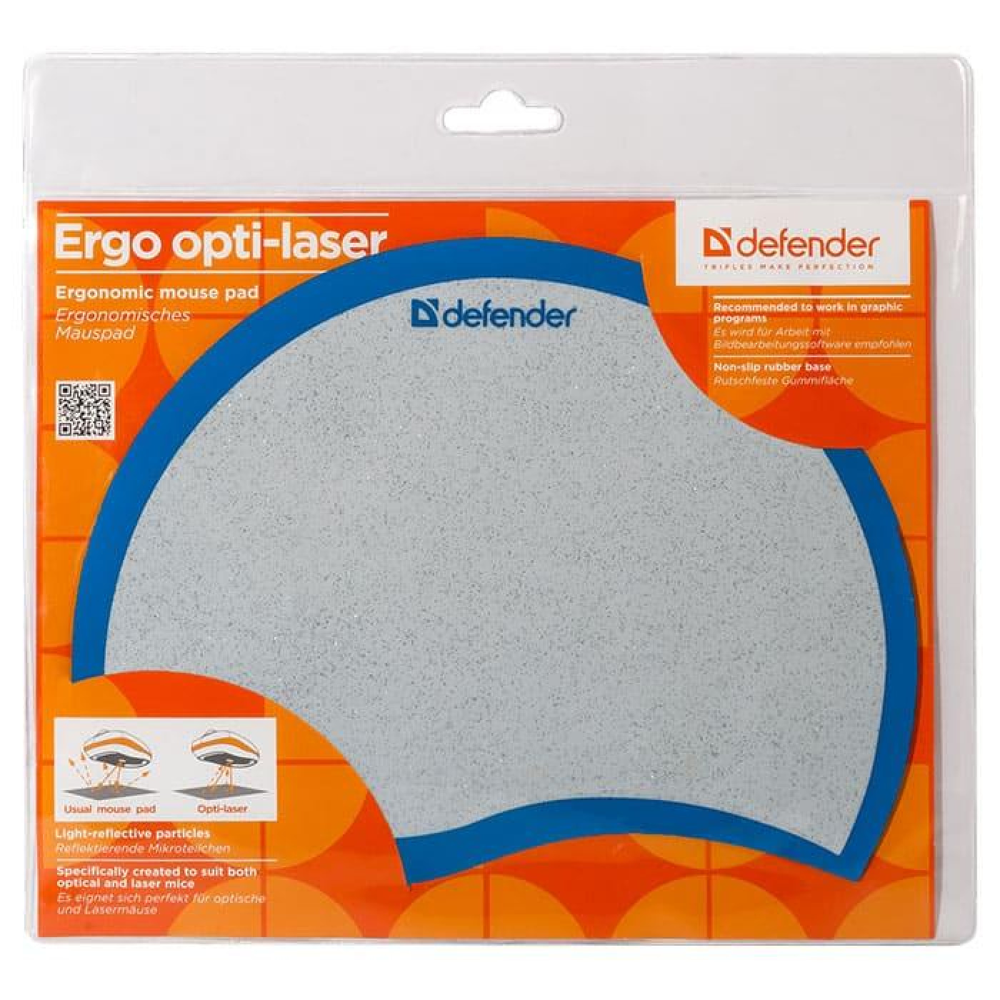 Ігрова поверхня Defender Ergo opti-laser Blue (50513)