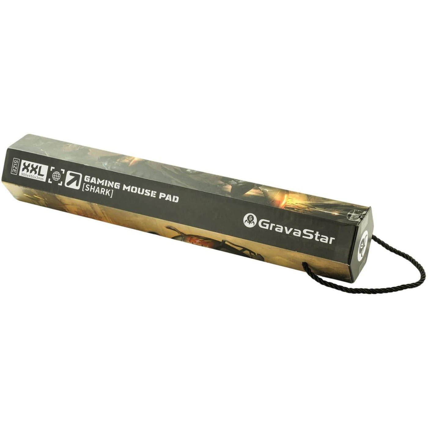 Игровая поверхность GravaStar SHARK XL (900х450х3мм) Black (GSA8_MPD_SHARK)