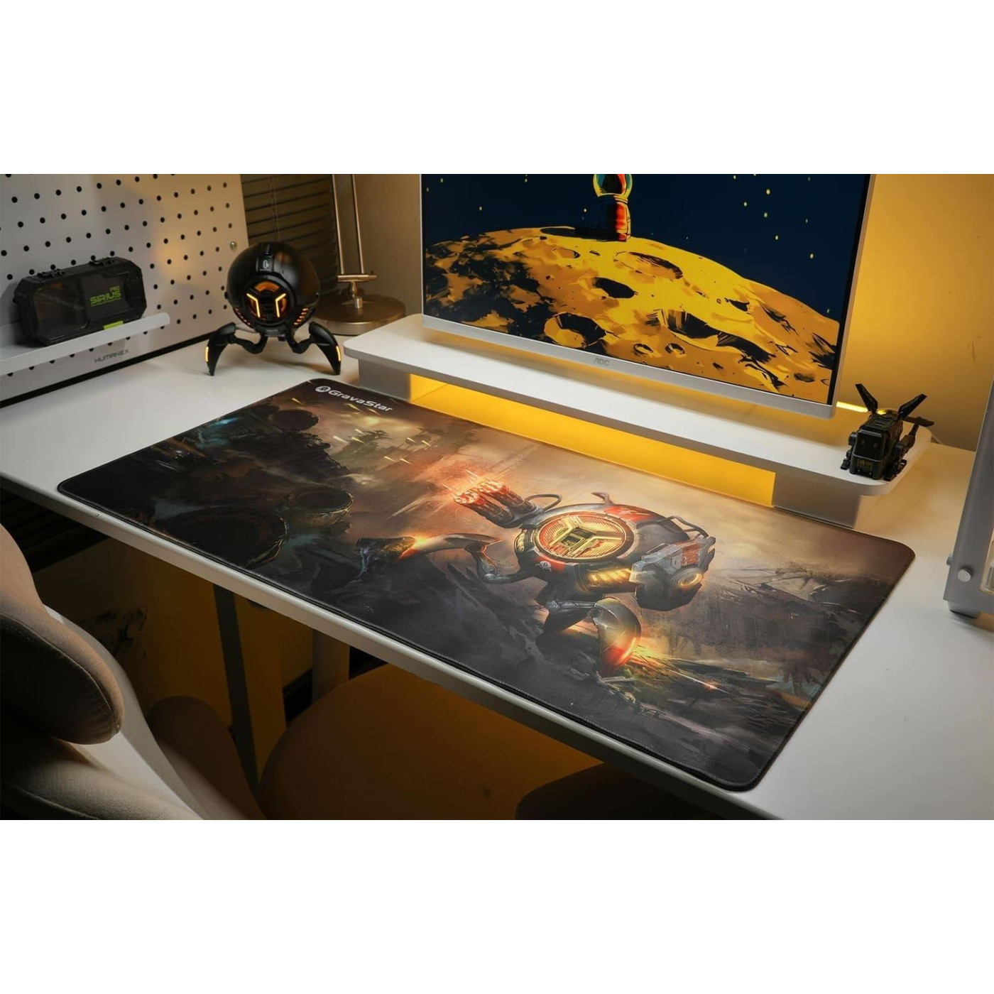 Игровая поверхность GravaStar SHARK XL (900х450х3мм) Black (GSA8_MPD_SHARK)