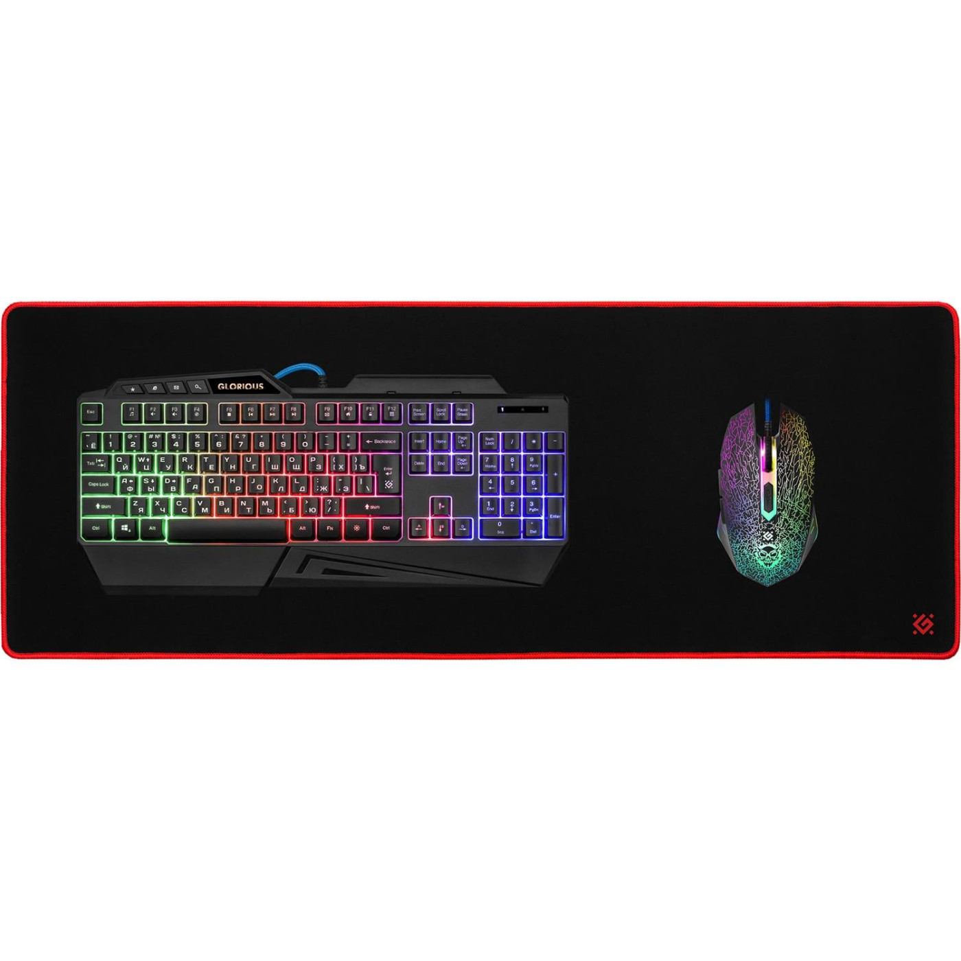 Игровая поверхность Defender Black Ultra 800х300х3мм (50561)