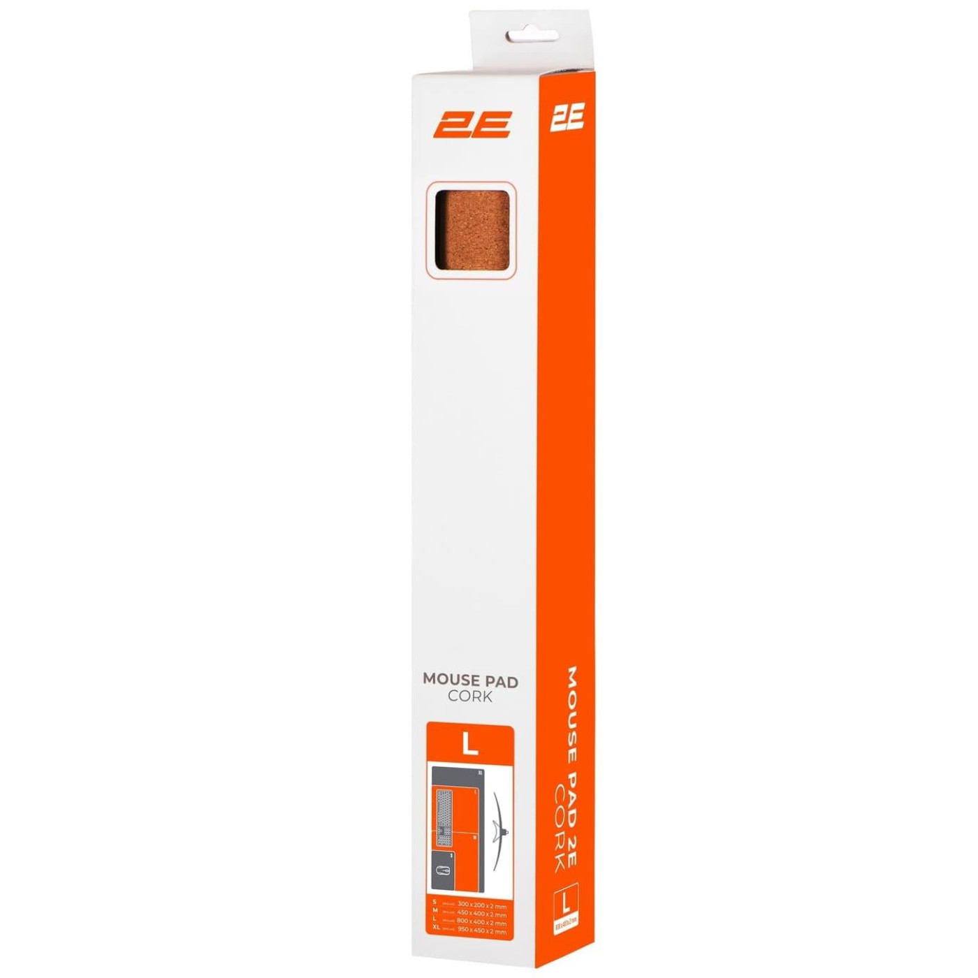 Игровая поверхность 2E Cork L (800x400x2мм) Brown (2E-PAD-L-CORK)