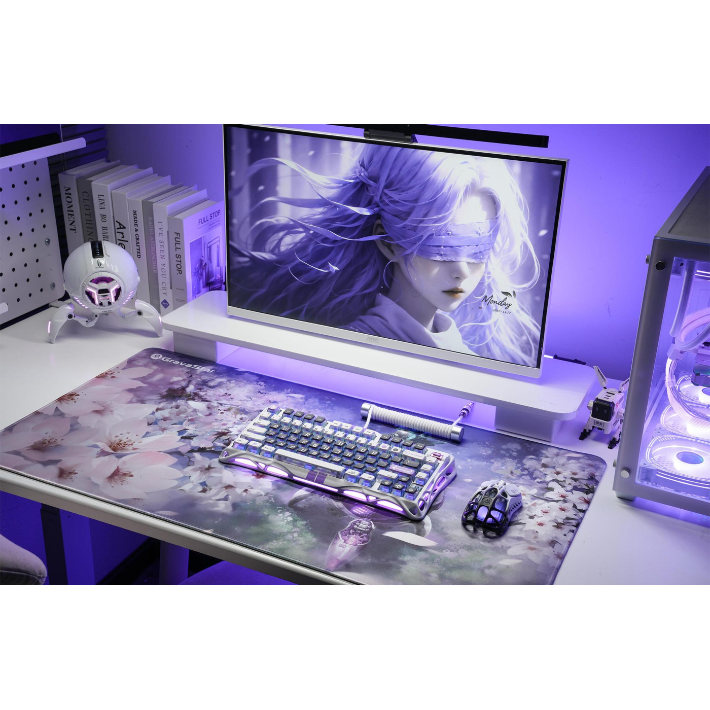 Игровая поверхность GravaStar Sakura XL (900х450х3мм) Pink (GSA8_MPD_SAKURA)