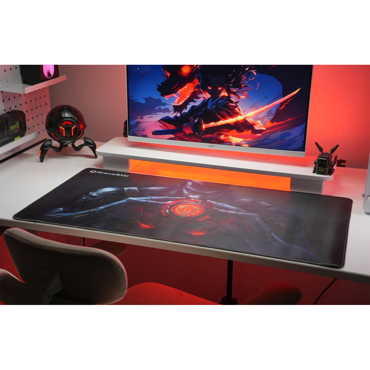 Игровая поверхность GravaStar WARRIOR XL (900х450х3мм) Black (GSA8_MPD_WARRIOR)