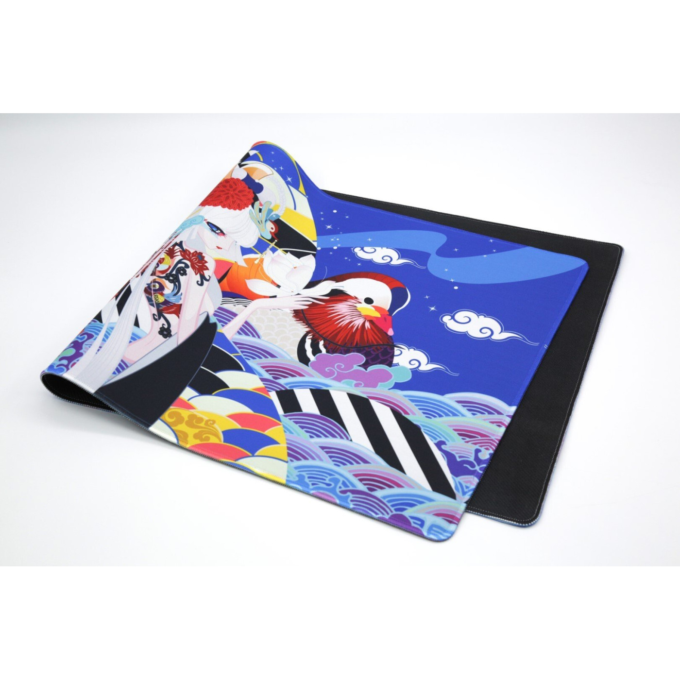 Игровая поверхность Varmilo Lovebirds Desk Mat XL (900х400х3мм) Blue (ZDB032-01)