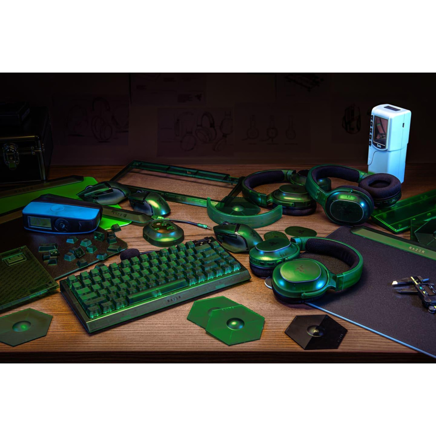 Ігрова поверхня Razer Firefly V2 Pro Phantom Edition (RZ02-04920300-R3M1)