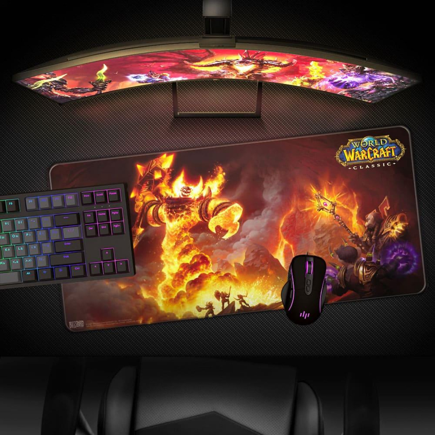 Ігрова поверхня Blizzard World of WarCraft Classic Ragnaros 0 XL (FBLMPWOWRAGNA21XL)