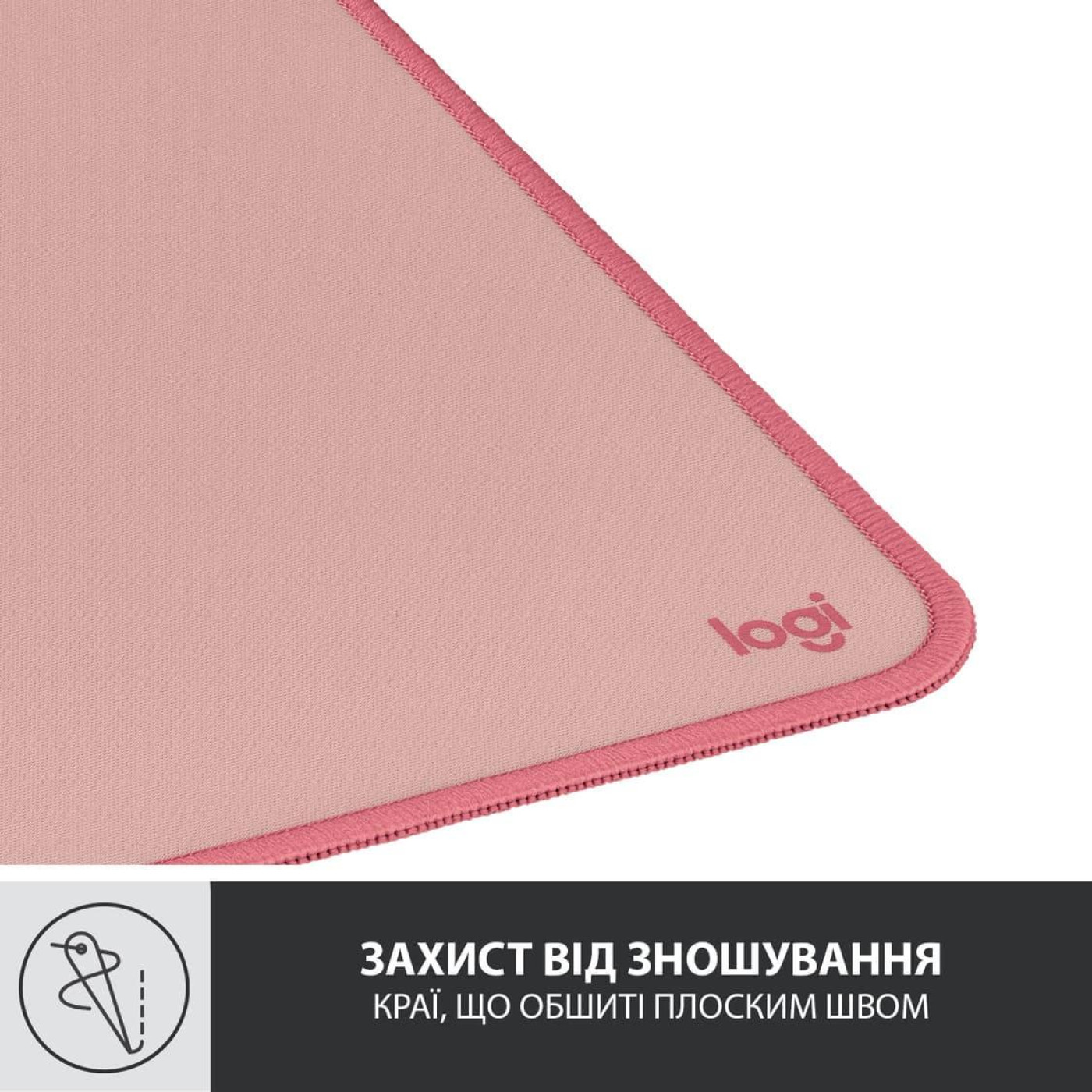 Игровая поверхность Logitech Desk Mat Studio Series Darker Rose (956-000053)