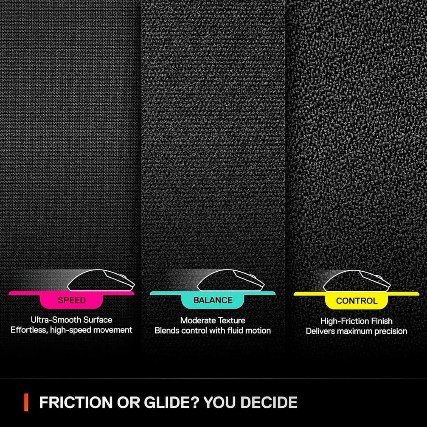 Игровая поверхность SteelSeries QcK Performance L - Speed 490x420x2мм (63430)