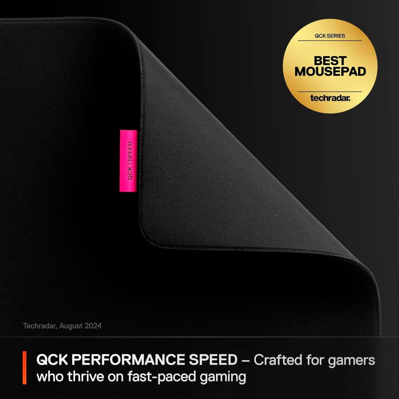 Игровая поверхность SteelSeries QcK Performance L - Speed 490x420x2мм (63430)