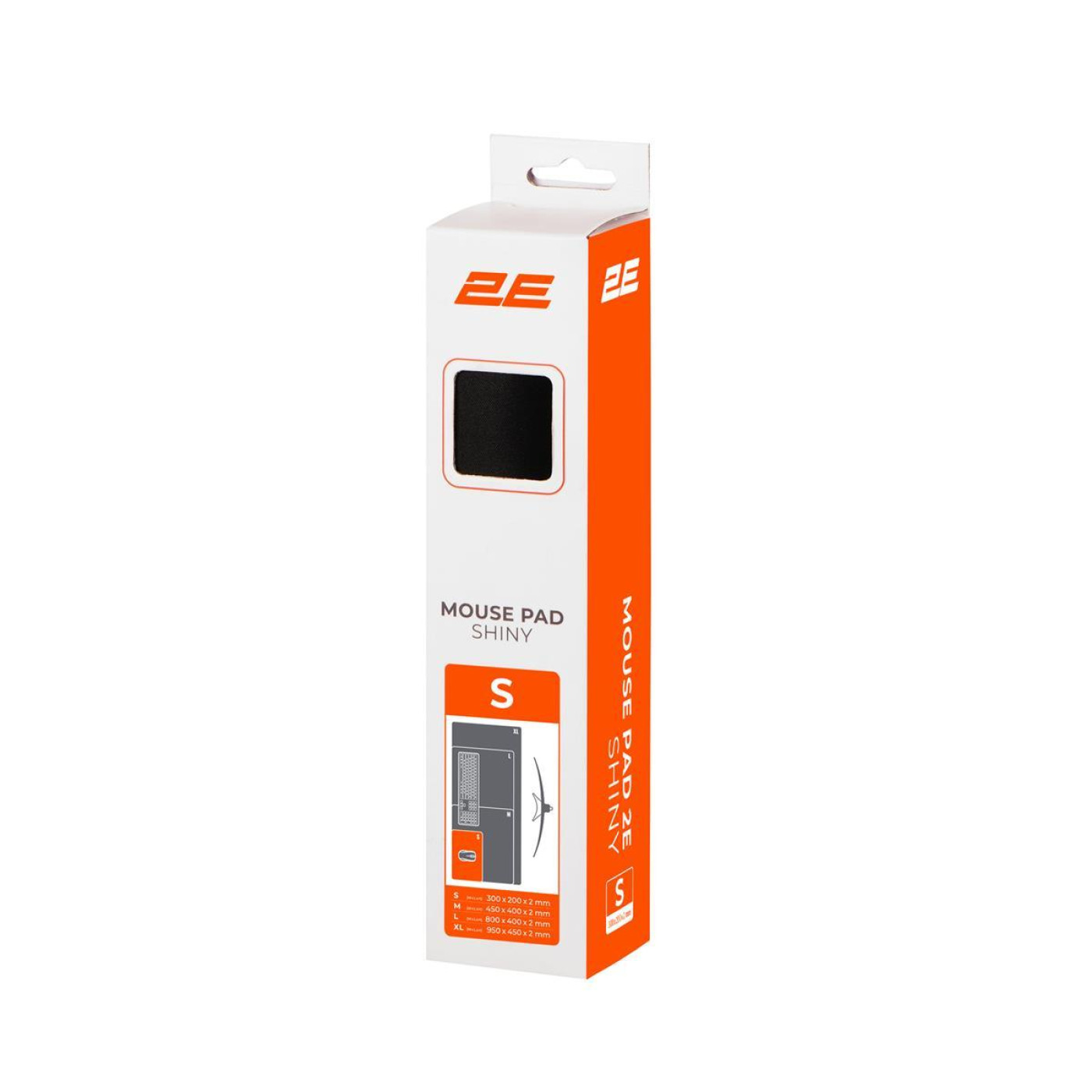 Ігрова поверхня 2E Shiny S (300x200x2мм) Black (2E-PAD-S-SHINY-BLACK)