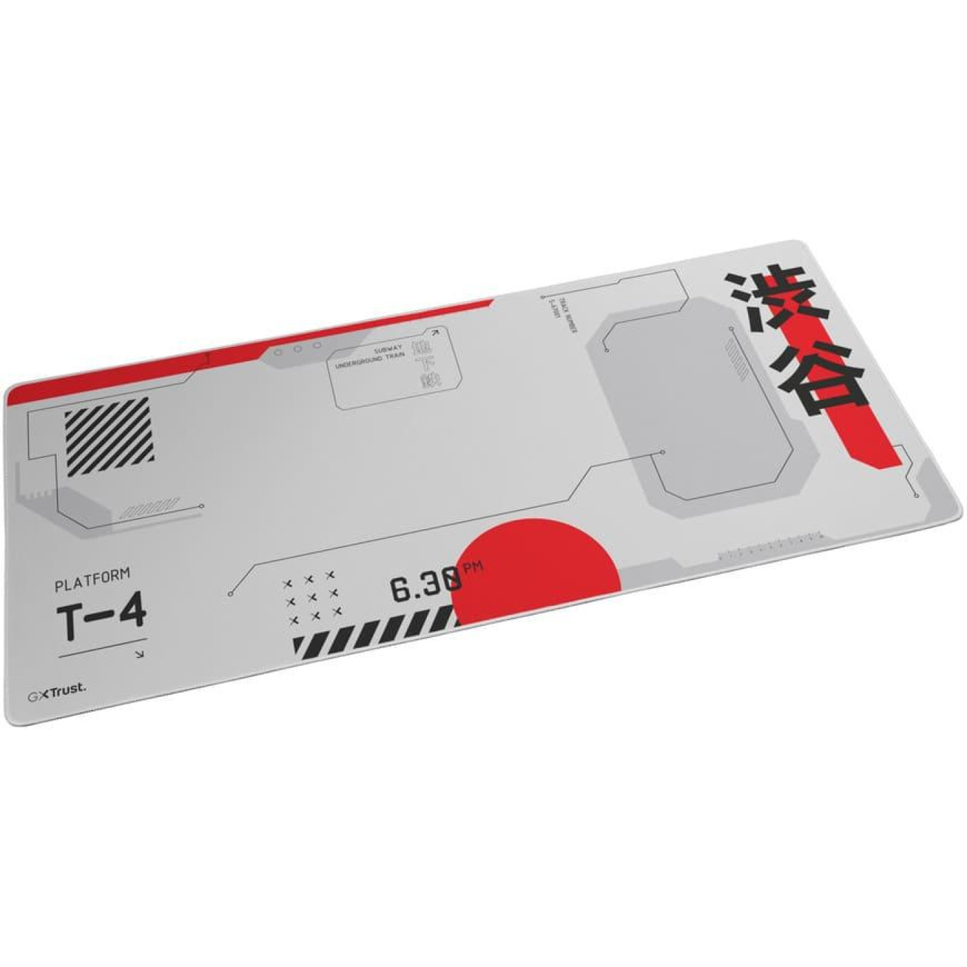 Ігрова поверхня Trust GXT 759 XXL (900x400x3мм) White Red (25717_TRUST)