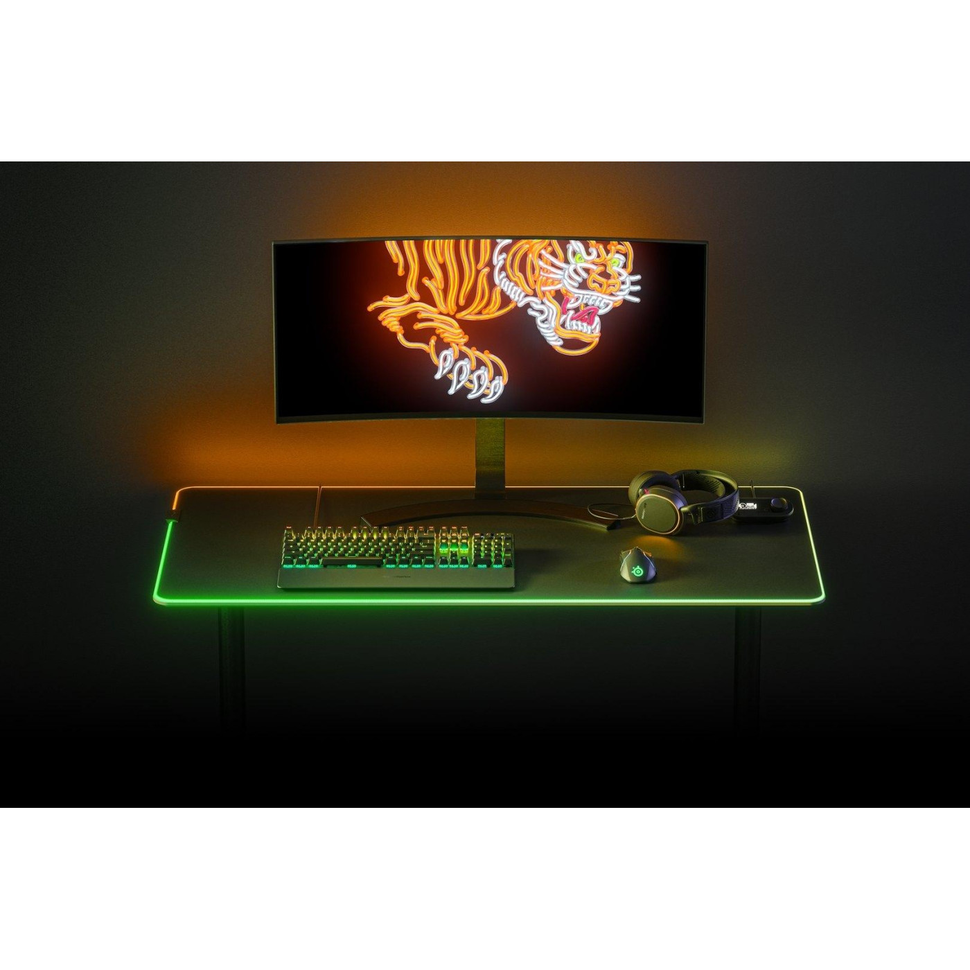 Ігрова поверхня SteelSeries QcK Prism Cloth 3XL ETAIL RGB 1200x590x4мм (63512)