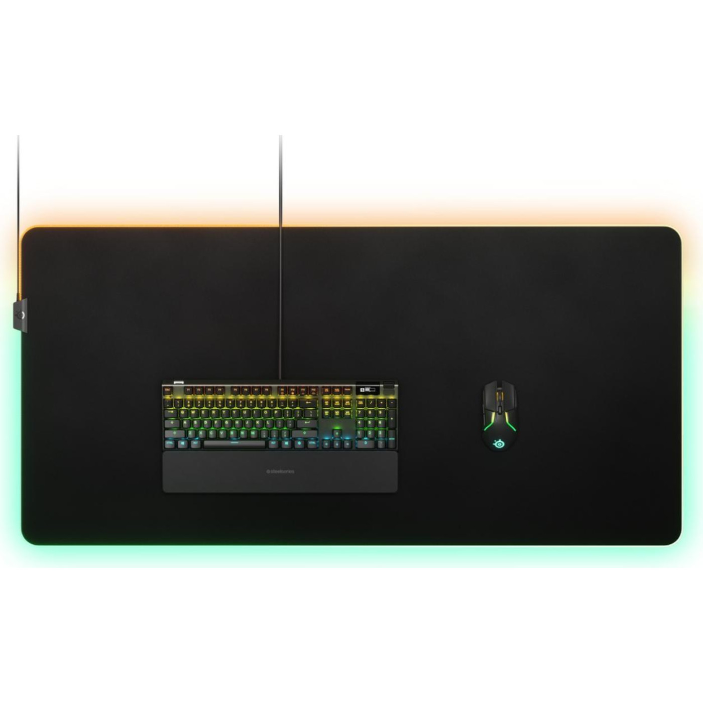 Ігрова поверхня SteelSeries QcK Prism Cloth 3XL ETAIL RGB 1200x590x4мм (63512)