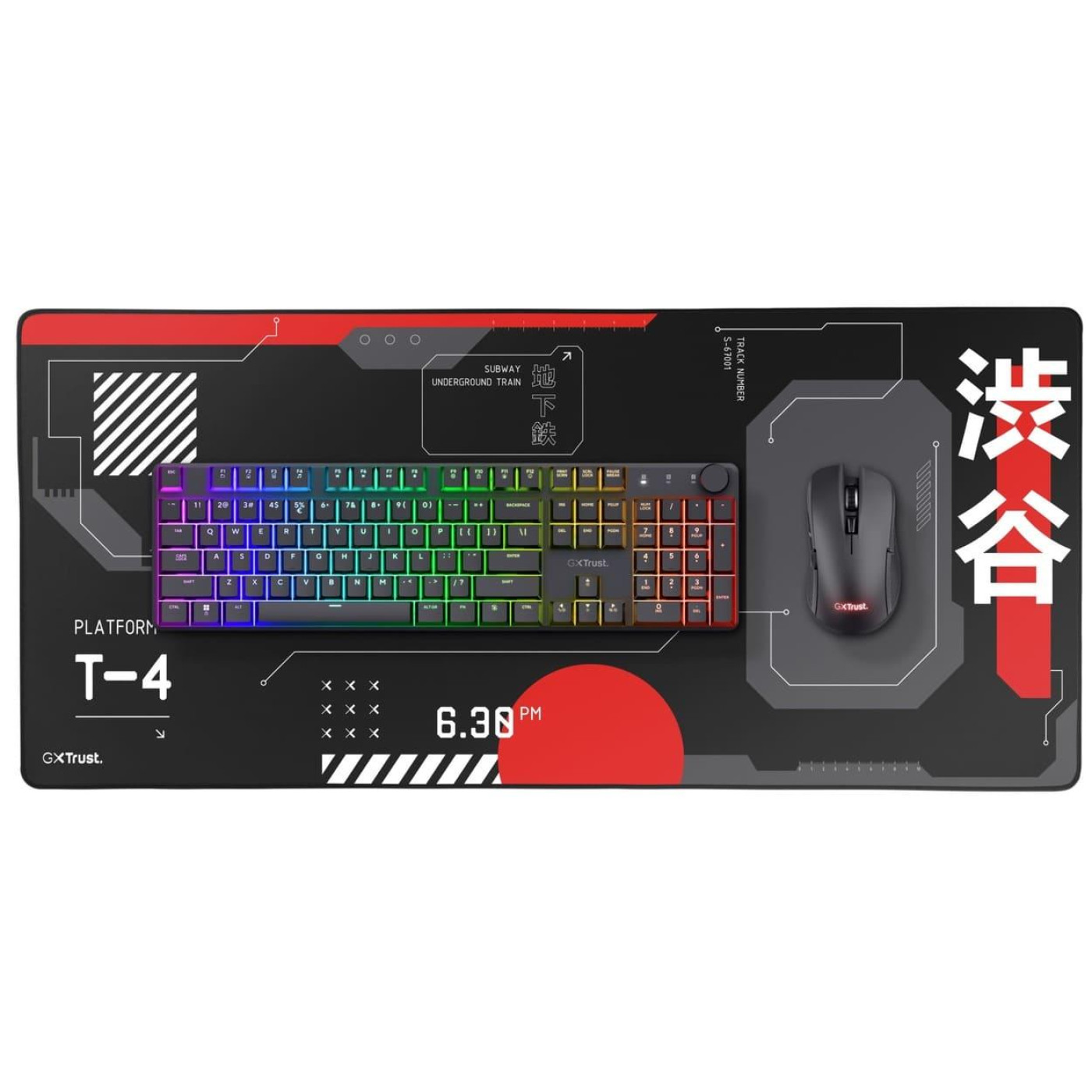 Ігрова поверхня Trust GXT 759 XXL (900x400x3мм) japan black (25716_TRUST)