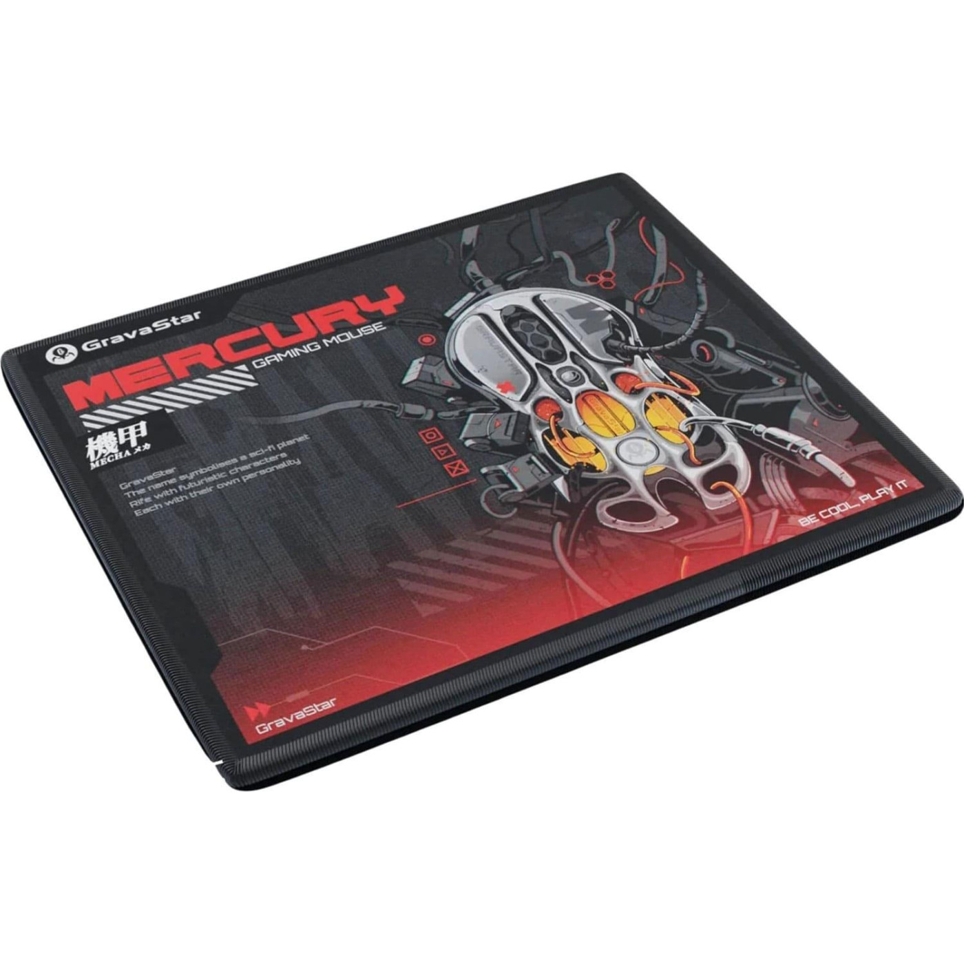 Ігрова поверхня GravaStar Mini Mouse Pad, M (300x250x3мм), багатокольоровий