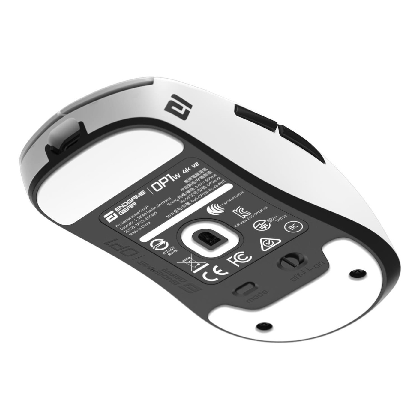 Мышь ENDGAME GEAR OP1w 4k v2 White (PGW-EG-MOU-072)