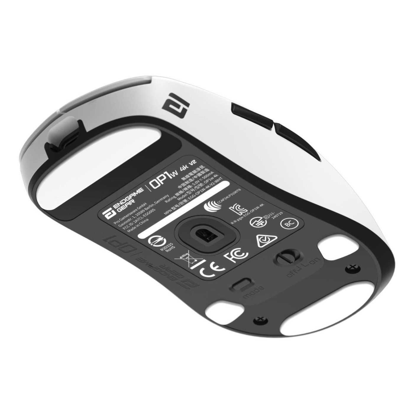 Мышь ENDGAME GEAR OP1w 4k v2 White (PGW-EG-MOU-072)