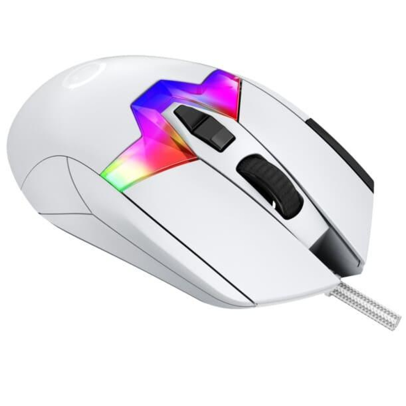 Мышь Lorgar MSP80 8000 Hz Gaming Mouse Pro White (LRG-MSP80-WH)